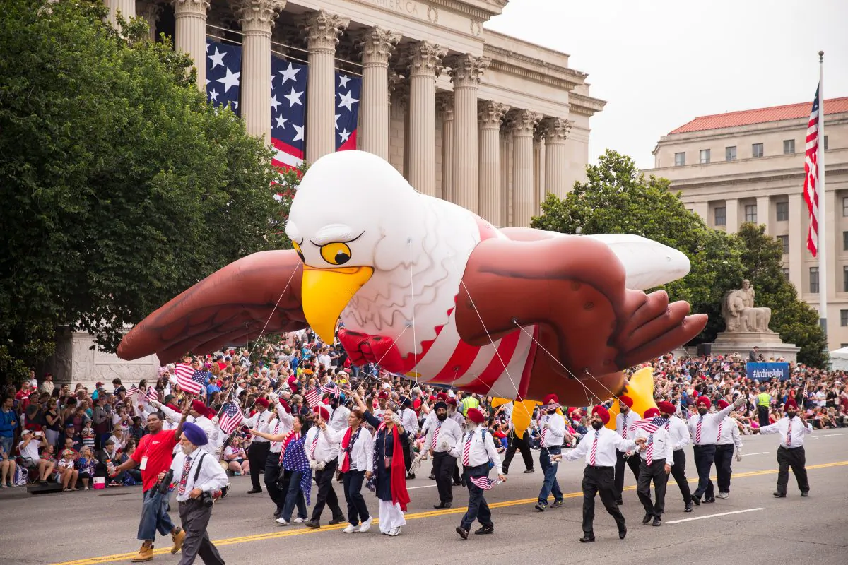 Independence Day parade in Washington DC on July 4, 2016. (Larry Dye/Epoch Times)